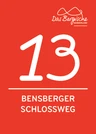 Markierungszeichen Bensberger Schlossweg Markierungszeichen Bensberger Schlossweg