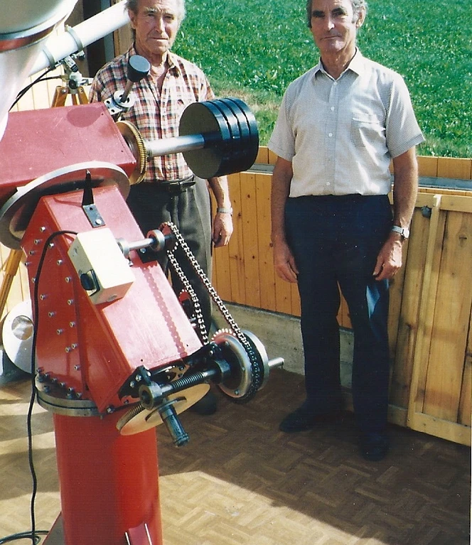 Die Gebrüder Franz und Peter Stalder © Sternwarte Oberberg Die Gebrüder Franz und Peter Stalder © Sternwarte Oberberg