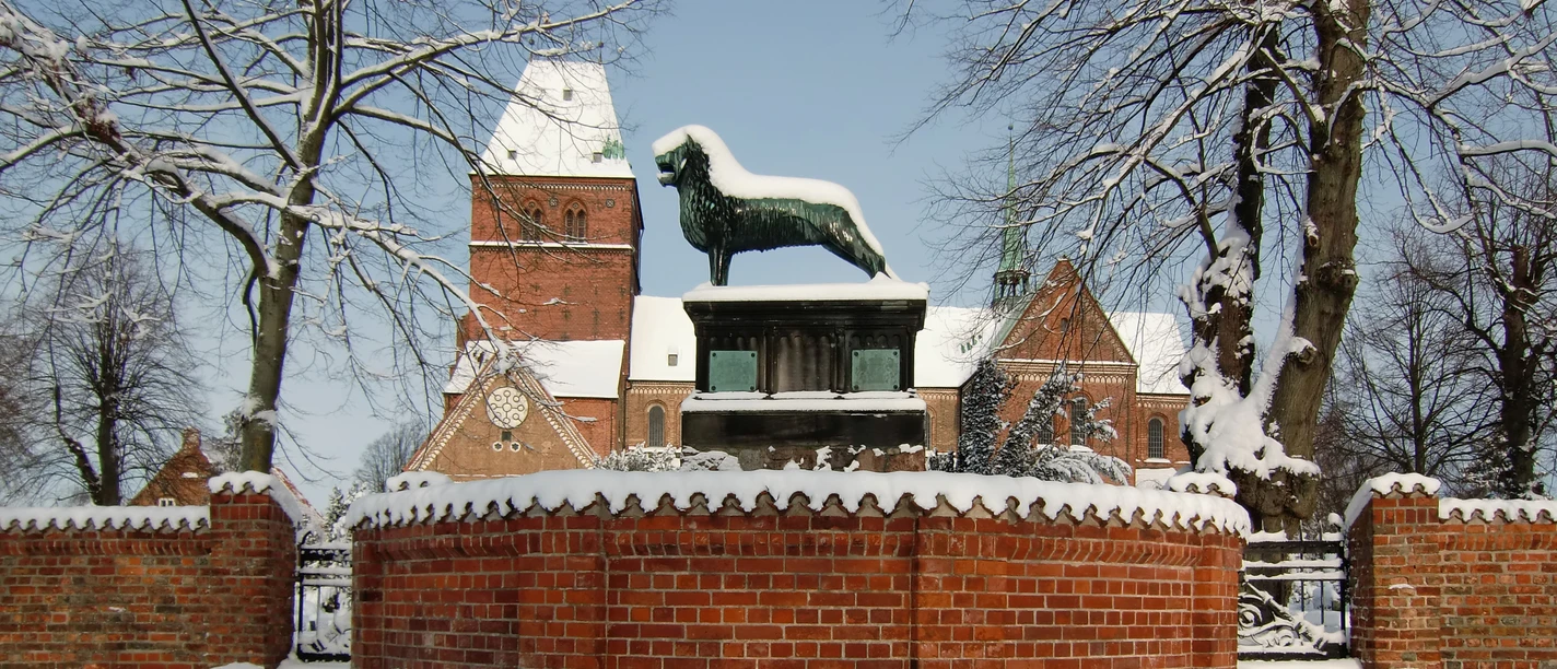 Dom und Löwe im Schnee Dom und Löwe im Schnee