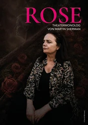 Rose Titel mit Schrift Man sieht eine Frau, die nachdenklich schaut