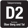 Markierungszeichen Talsperrenweg D2 Markierungszeichen Talsperrenweg D2