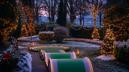 Christmas Minigolf in Luzern