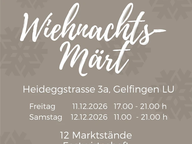 Wiehnachts Märt Gelfingen 2026 (1) Wiehnachts Märt Gelfingen 2026 (1)