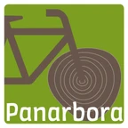 Markierungszeichen Panarbora-Radweg Markierungszeichen Panarbora-Radweg