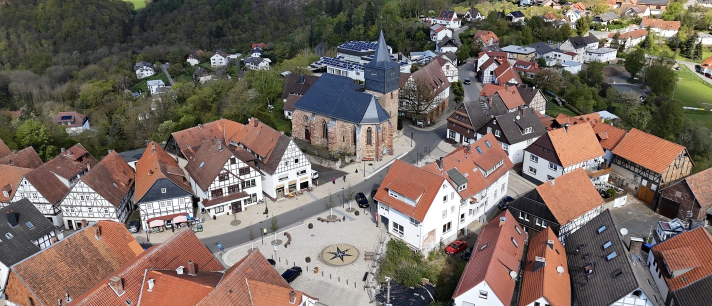 Waldeck von oben Waldeck von oben
