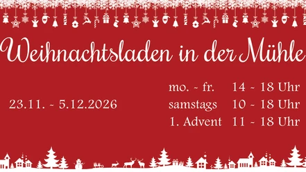 event10431.jpg Bild zur Veranstaltung Weihnachtsladen in der Mühle
