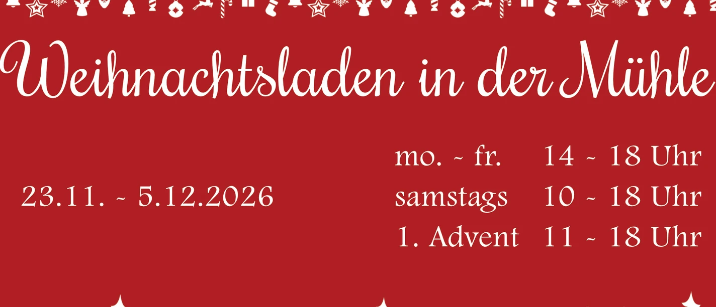 event10431.jpg Bild zur Veranstaltung Weihnachtsladen in der Mühle