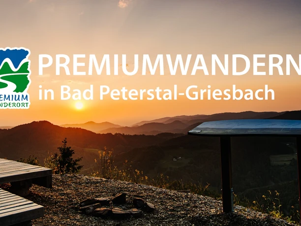 Sonnenuntergang auf der Marienruhe, Teufelskanzelsteig, in Bad Peterstal-Griesbach Sonnenuntergang auf der Marienruhe, Teufelskanzelsteig, in Bad Peterstal-Griesbach
