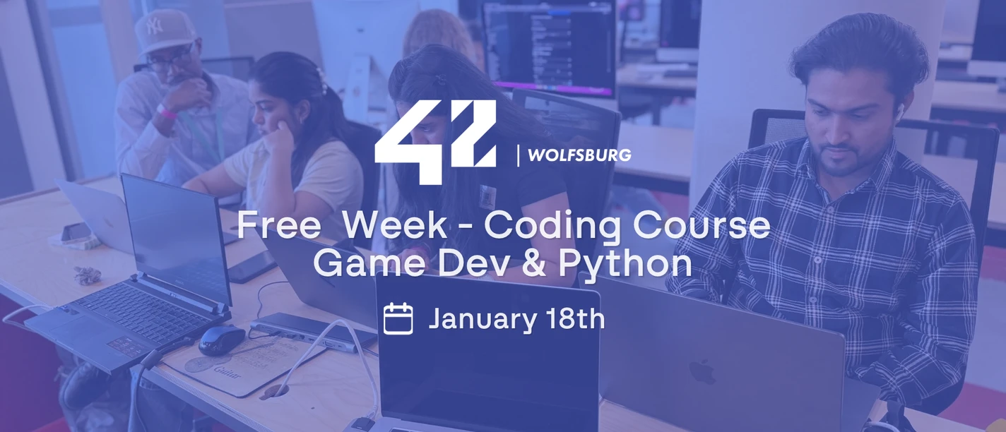 Free 7 - day Coding Course - Game Dev & Python in person in Wolfsburg (2).png Free 7 - day Coding Course - Game Dev & Python in person in Wolfsburg (2).png