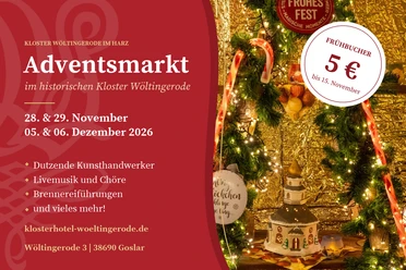 Julemarked i Wöltingerode-klosteret 2026 Julemarked i Wöltingerode-klosteret 2026