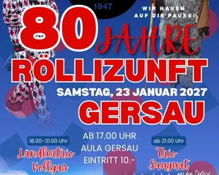 80 Jahre Röllizunft 2027 Flyer querformat