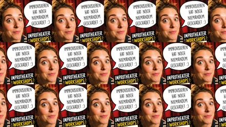 impro_Veranstaltungskalender_Einbeck.jpg Collage einer überrascht blickenden Frau mit Sprechblase zum Thema Improtheater.