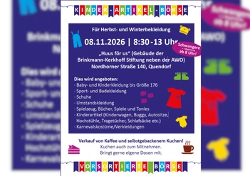 Kinderkleiderbörse Herbst 2026
