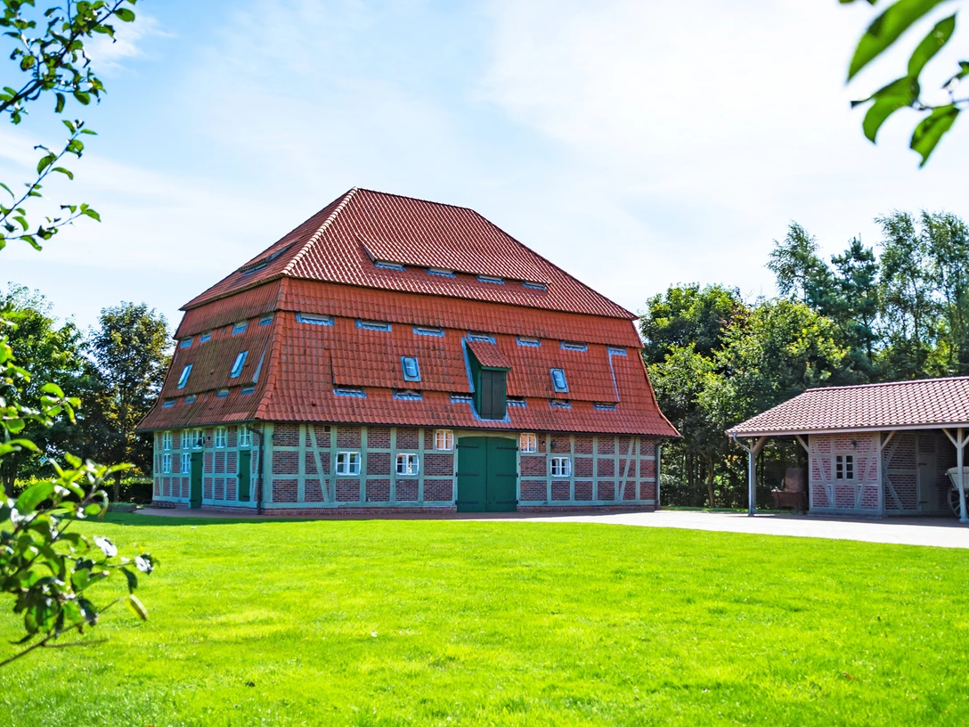 Der Kornspeicher in Nieder Ochtenhausen von Außen Der Kornspeicher in Nieder Ochtenhausen von Außen