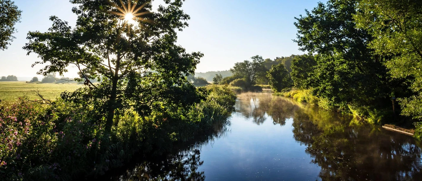 Die Wümme in der Flussniederung von Rotenburg (Wümme) Die Wümme in der Flussniederung von Rotenburg (Wümme)