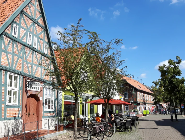 Fußgängerzone in Rotenburg (Wümme) Fußgängerzone in Rotenburg (Wümme)Pedestrian zone in Rotenburg (Wümme)Fodgængerzone i Rotenburg (Wümme)Voetgangersgebied in Rotenburg (Wümme)