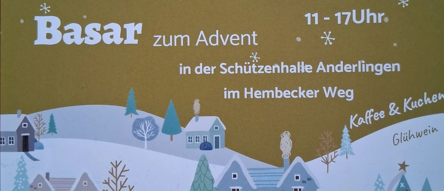 Basar zum Advent Anderlingen - Kunsthandwerkermarkt Basar zum Advent Anderlingen - Kunsthandwerkermarkt