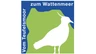 Logo des Radwanderweges Vom Teufelsmoor zum Wattenmeer Logo des Radwanderweges Vom Teufelsmoor zum Wattenmeer