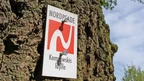 Markierungszeichen des NORDPFADES Kempowskis Idylle Markierungszeichen des NORDPFADES Kempowskis Idylle