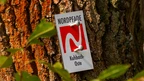Markierungszeichen des NORDPFADES Kuhbach-Oste Markierungszeichen des NORDPFADES Kuhbach-Oste