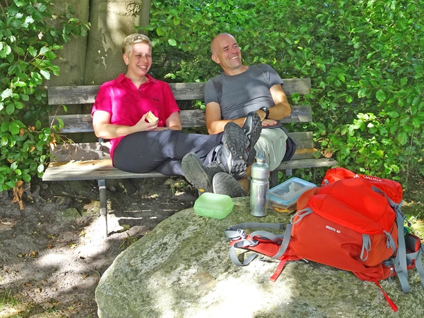 Pause am Rastplatz bei Hipstedt Pause am Rastplatz bei Hipstedt