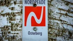 Markierungszeichen des NORDPFADES Osterberg Markierungszeichen des NORDPFADES Osterberg