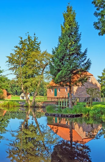 Wassermühle Bademühlen mit Mühlenteich Wassermühle Bademühlen mit Mühlenteich