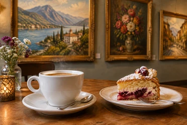 Kaffee und Kunst