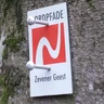 Markierungszeichen des NORDPFADES Zevener Geest Markierungszeichen des NORDPFADES Zevener Geest