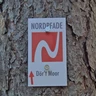 Logo und Markierungszeichen des NORDPFADES Dör't Moor Logo und Markierungszeichen des NORDPFADES Dör't Moor
