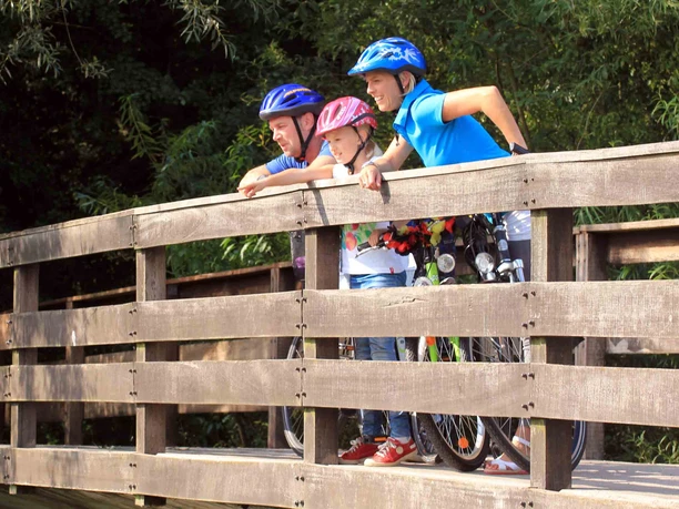 Die idyllische Natur entlang des Weges genießen