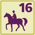 Die Wegkennzeichnung der Reittour 16 Die Wegkennzeichnung der Reittour 16