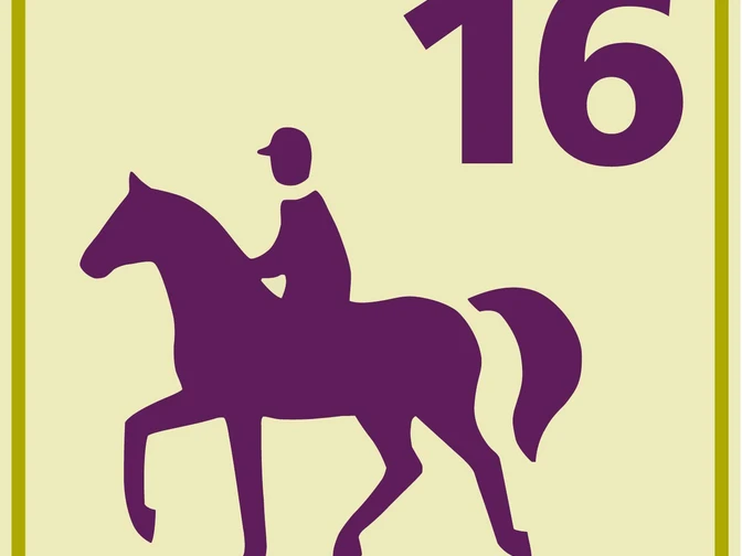 Die Wegkennzeichnung der Reittour 16 Die Wegkennzeichnung der Reittour 16