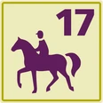 Die Wegkennzeichnung der Reittour 17 Die Wegkennzeichnung der Reittour 17