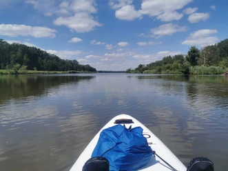Bootswanderung auf der Donau. Bootswanderung auf der Donau.