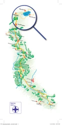 Pilgerweg Loccum-Volkenroda Übersichtskarte des Pilgerweges von Loccum nach Volkenroda, mit markierten Stationen und Umgebung.