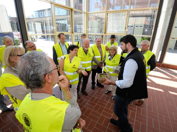 Führung in der Wittinger Brauerei Besuchergruppe bei einer Führung in der Wittinger Brauerei