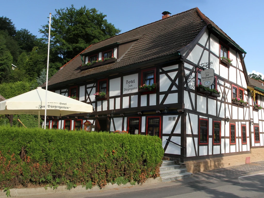 Hotel Zum Bürgergarten Außenansicht