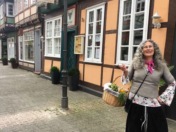 Kostümführung mit der Marktfrau Kostümführung mit der Marktfrau
