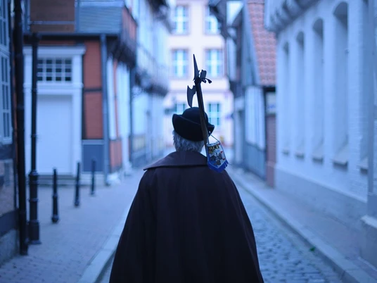 Nachtwächter Hannes in der Kalandgasse Nachtwächter Hannes in der Kalandgasse