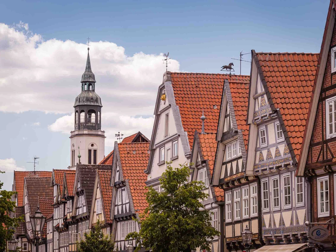 Die Zöllnerstraße in der Celler Altstadt Die Zöllnerstraße in der Celler AltstadtThe Zöllnerstraße in the old town of Celle