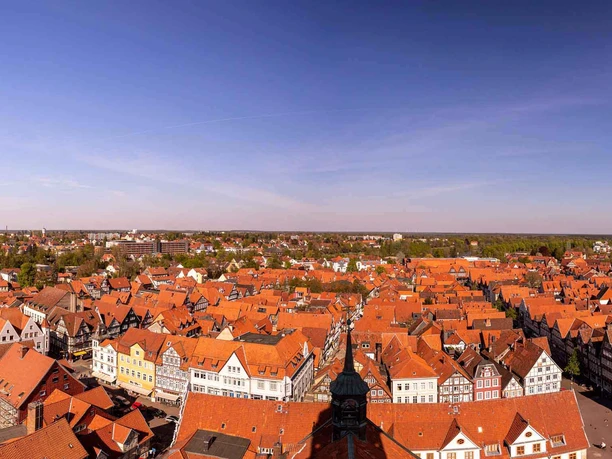 Panoramic view over Celle Panoramic view over Celle