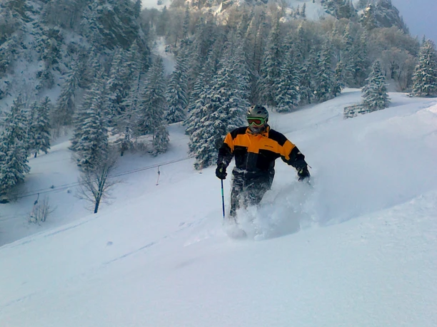 Skifahren am Hochfelln