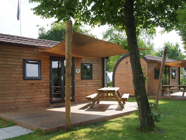 Woodlodge beim Campingplatz Freizeitpark am Emsdeich
