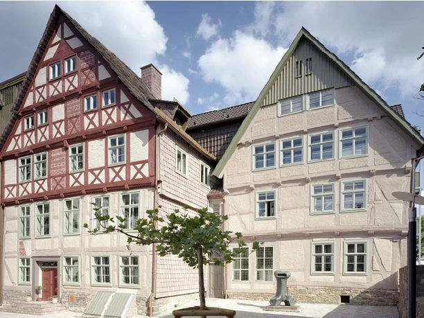 Ansicht des FachwerkhausesView of the half-timbered house