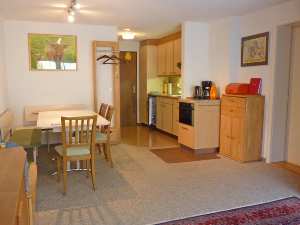 Kitchen with dining table
