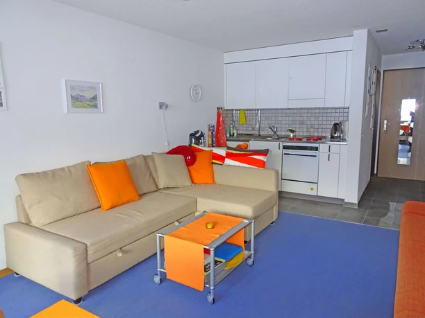 Kitchen and Living room