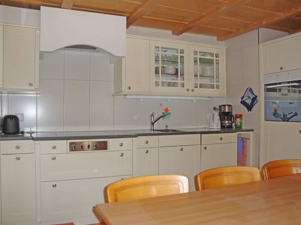 Kitchen and dining table