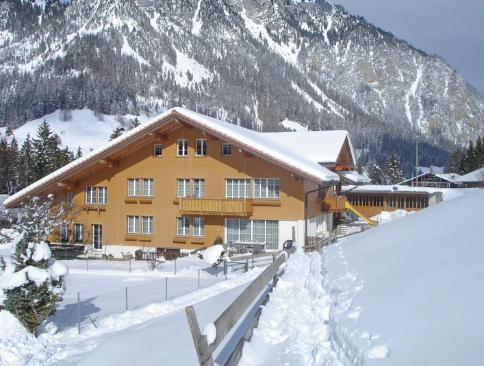 Bauernhaus Eggmatte im Winter