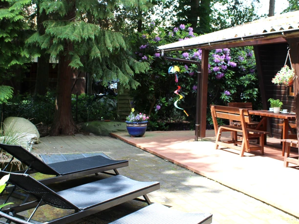 Die Terrasse im Waldhaus Bellen Die Terrasse im Waldhaus Bellen